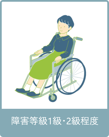 障害等級1級・2級程度