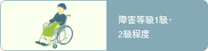 障害等級1級・2級程度